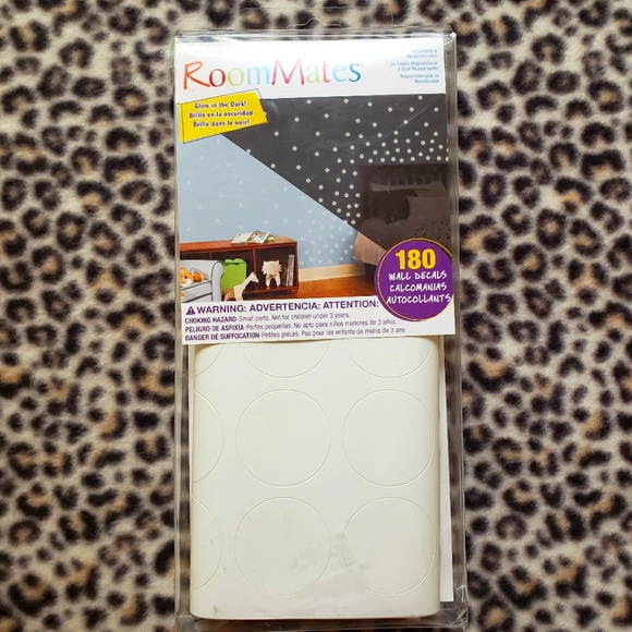 Roommates Other - RoomMates Glow in the Dark Dots Peel and Stick Wall Decals, Brand New, 180 Total
